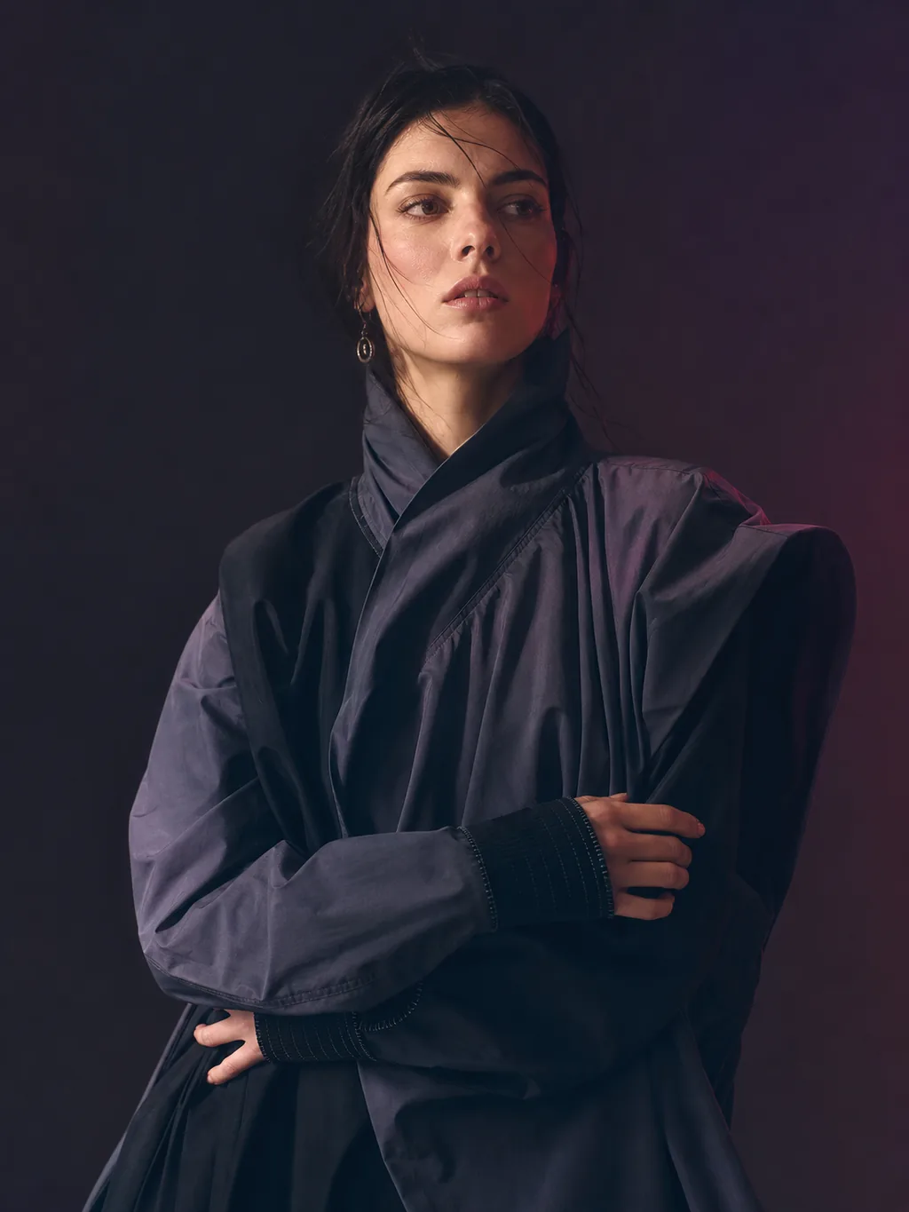Muse Image AI-generated fashion portrait with cinematic studio lighting