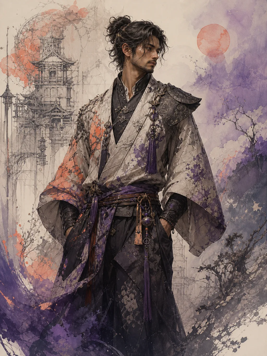 Muse Image AI-generated multi-style character artwork with mixed mediums