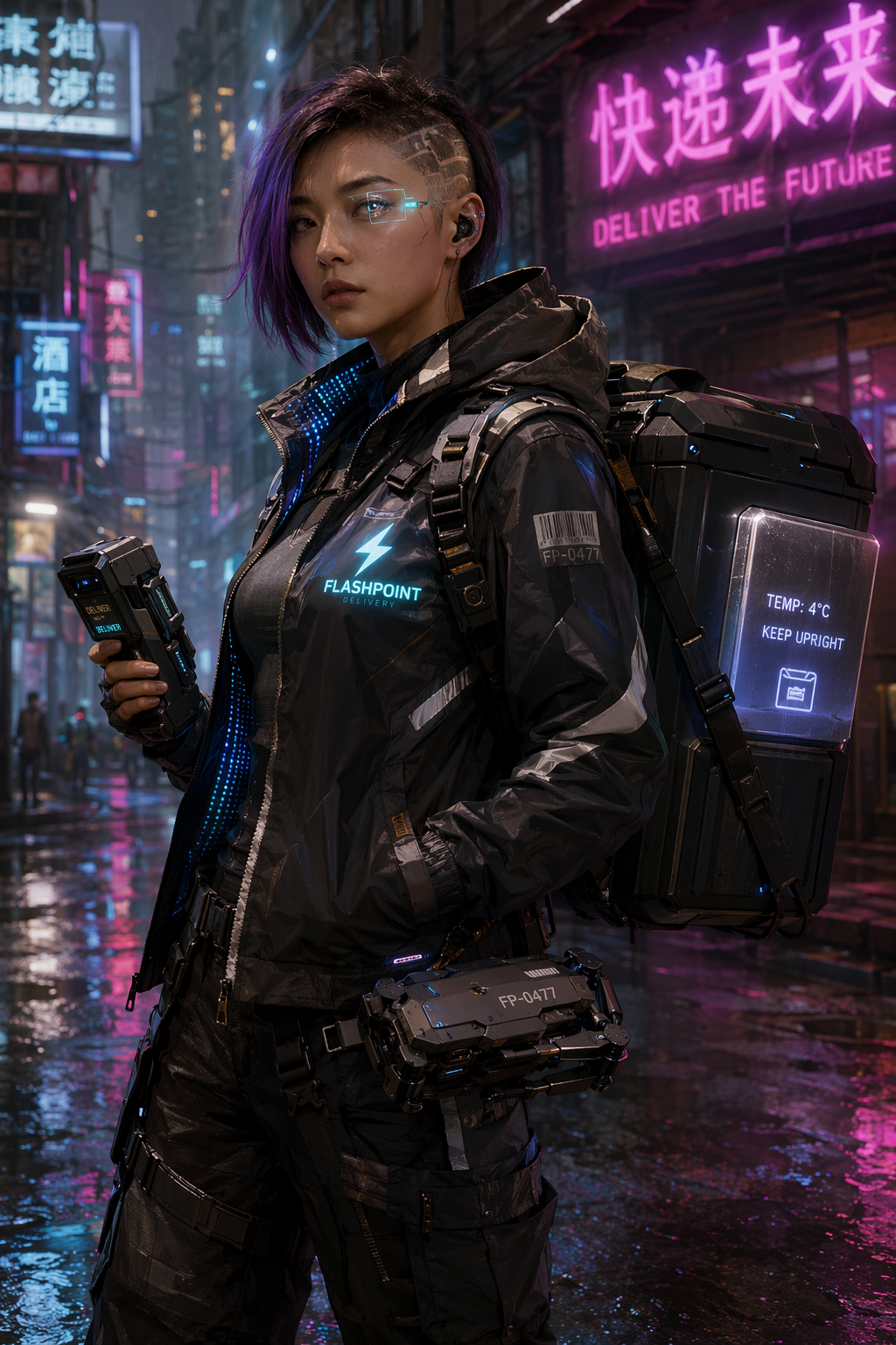Cyberpunk 3D Render