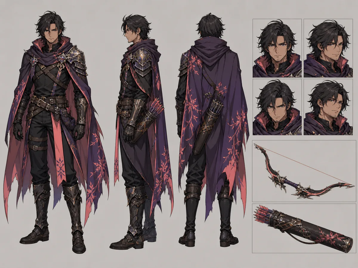 RPG Character Design Sheet